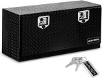 Boîte à outils pour pickup 91,44 cm aluminium noir étanche