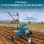 Motoculteur thermique Könner & Söhnen KS 7HP-950A 212 cm3 7 CV