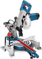 Scie à onglets radiale filaire 1400 W Ø216 mm avec 2 lames
