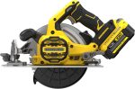 Scie circulaire sans fil 18V 190 mm avec 2 batteries 4 Ah et chargeur