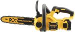 Tronçonneuse élagueuse sans fil 18 V avec batterie 5 Ah chargeur et guide 30 cm