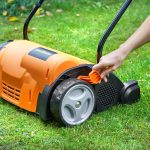 Scarificateur électrique 1350 W 33 cm 2 en 1 avec sac de collecte 40 L