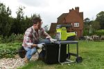 Broyeur de végétaux électrique 3000 W 45 mm