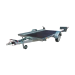 Remorque plateau SOREL PJ306F750NUE PTAC 750 kg 306×166 cm