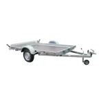Remorque plateau LIDER Robust 40360 PTAC 500 à 750 kg 254×161 cm